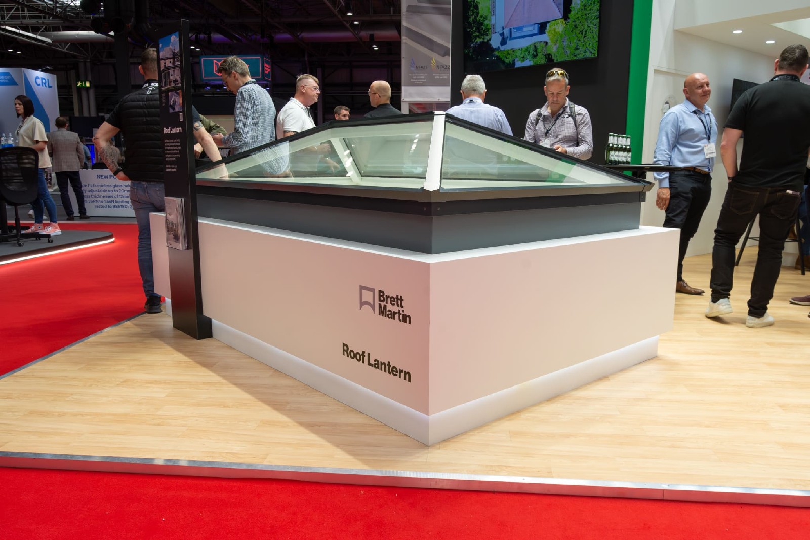 Brett Martin roof lantern products and visitors at FIT Show