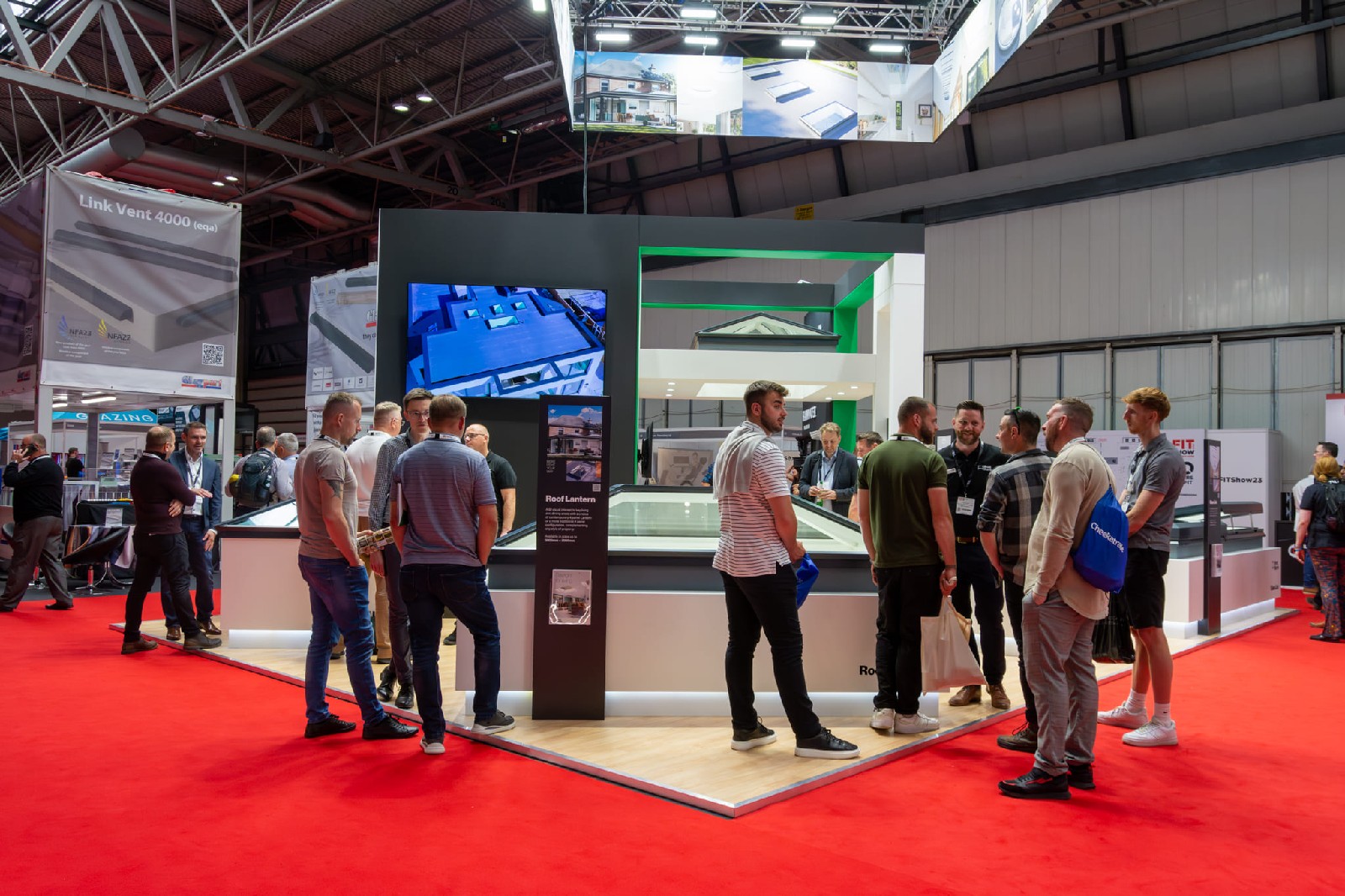 Brett Martin roof lantern products displayed at FIT Show